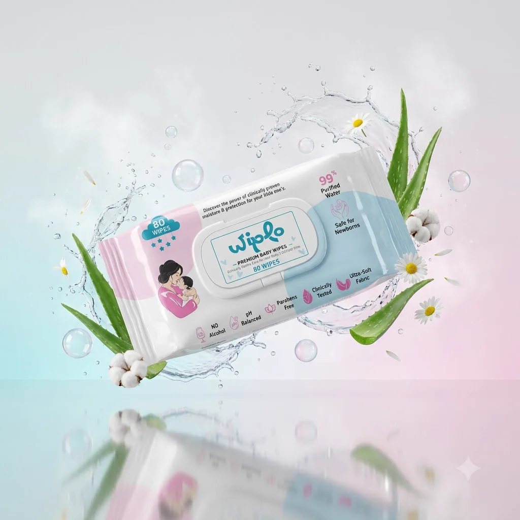 Wiplo Baby Wipes pure formula